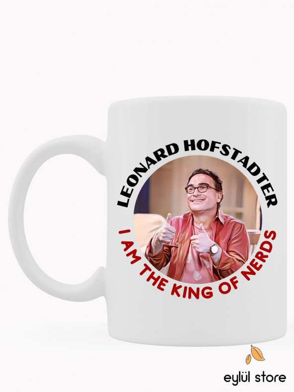 The Big Bang Theory Temalı Özel Tasarım Baskılı Kupa Bardak Çay Kahve Bardağı Leonard