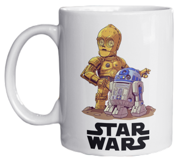 Star Wars Temalı Özel Tasarım Baskılı Kupa Bardak 002