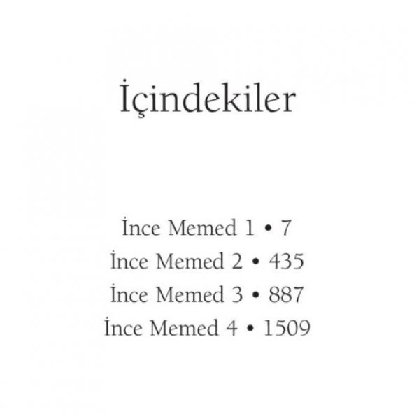 İNCE MEMED 1 -2 -3 -4 (DELTA) 9.BASKI - 4