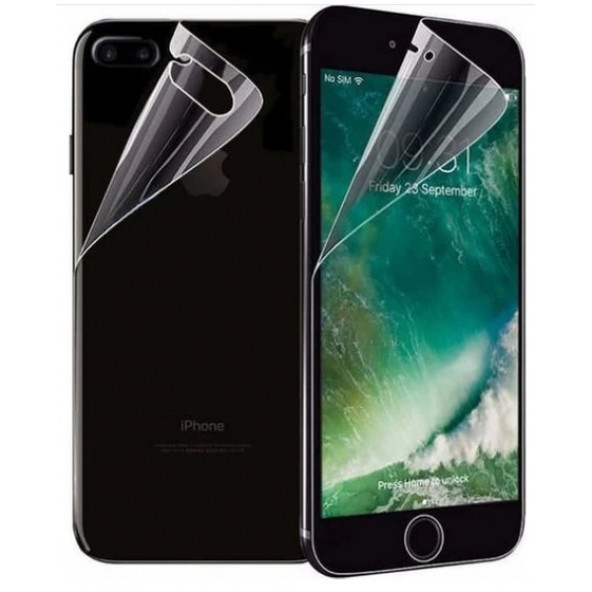 Apple iPhone 6/6S Full Body Ön Arka Ekran Koruyucu  Jelatin Şeffaf