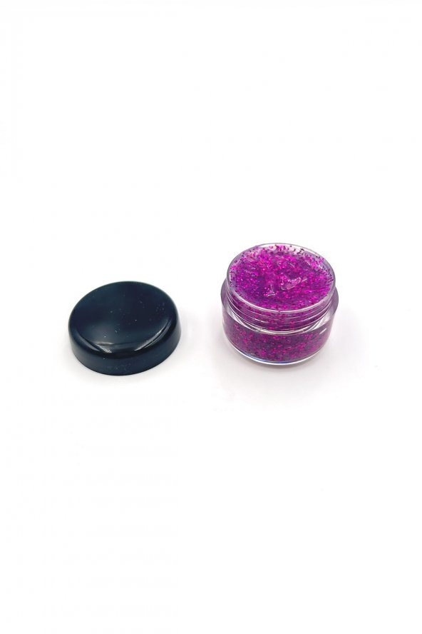 Fuşya Göz Simi, Yüz ve Vücut Parıltısı, Party Glitter Makyaj Simi 5 ML - 3