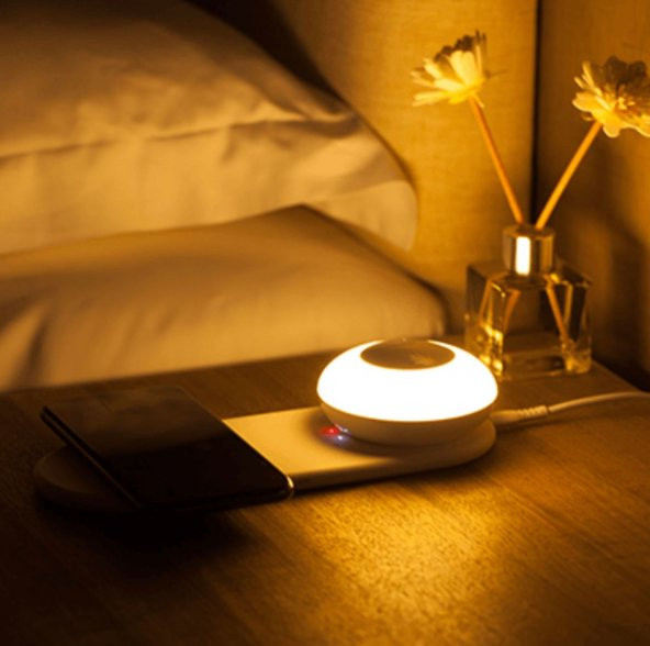 Robor Gece Lambası Ve Kablosuz Şarj Wireless Charging Night Light - 2