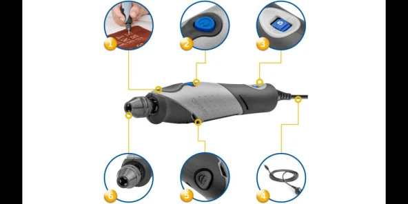 Dremel 2050-15 Stylo El Motoru 15 Parça - 2