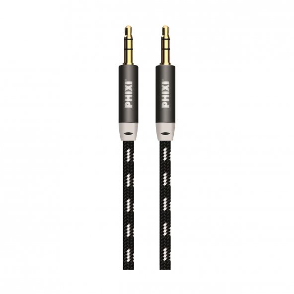 Phixi Basic A810 Hasır Örgü 3.5mm Aux Kablo - 2