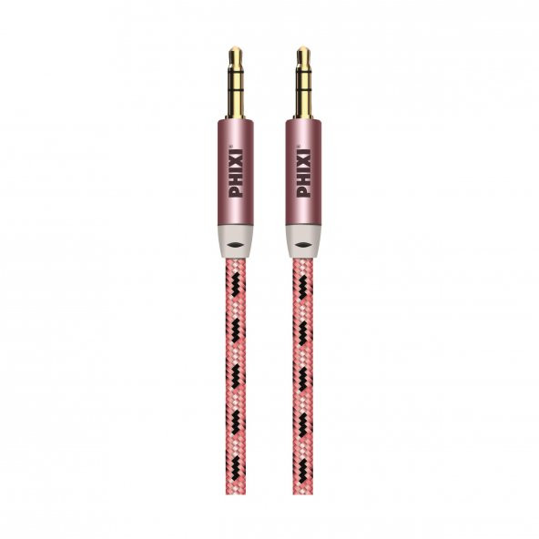Phixi Basic A810 Hasır Örgü 3.5mm Aux Kablo - 6