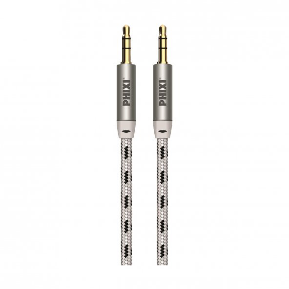 Phixi Basic A810 Hasır Örgü 3.5mm Aux Kablo - 8