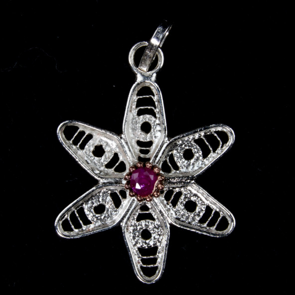 Yıldız Motiflli Kolye  Ucu