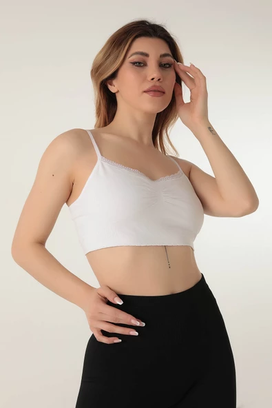 Miorre İnce Askılı Desteksiz Seamless Spor Sütyen - 12