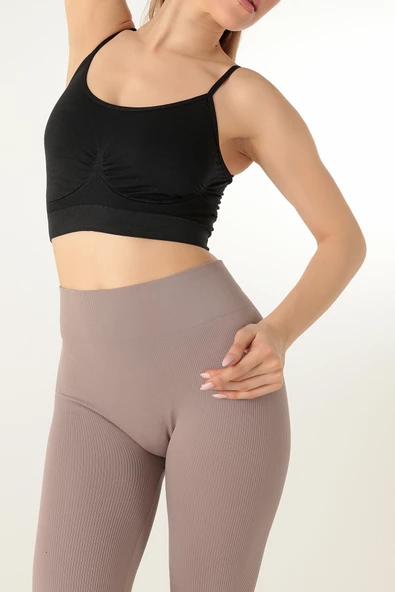 Miorre İnce Askılı Desteksiz Seamless Spor Sütyen - 2