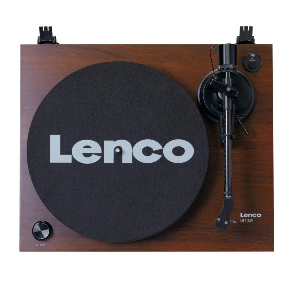 Lenco LBT-225 WA Retro Koyu Kahve Bluetoothlu Pikap Plak Çalar - 6