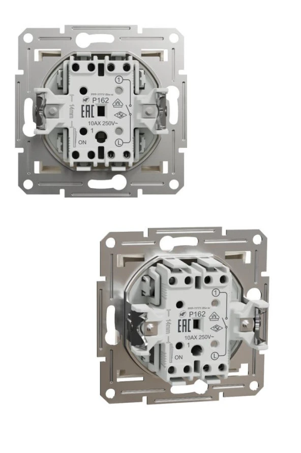 Schneider Asfora Beyaz Anahtar 10 Adet - Çerçeveli - Resim 3