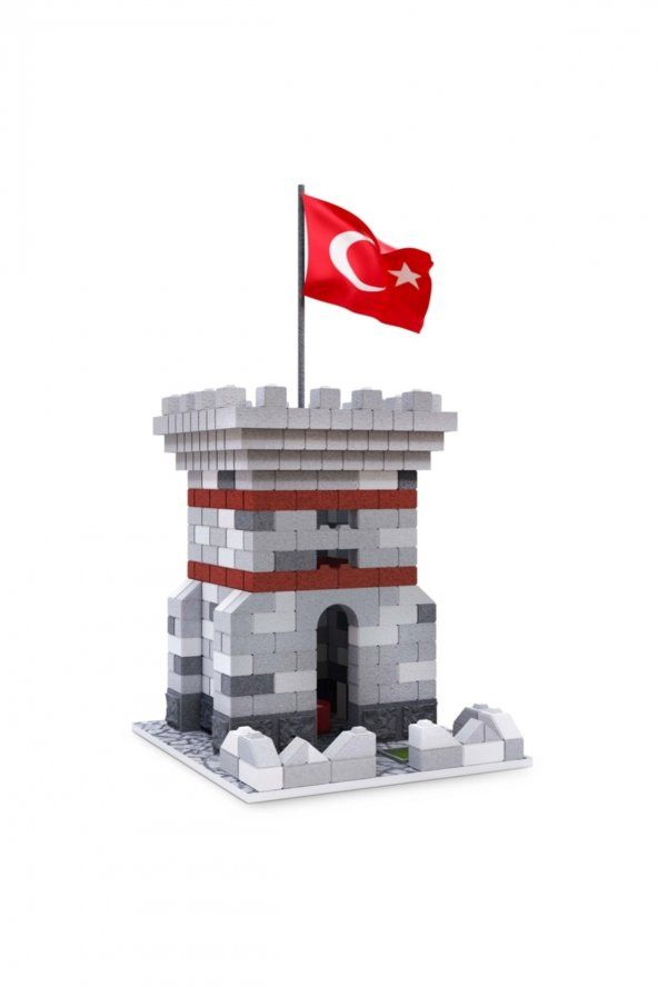 Minayatür Maket Tuğla Kale Blok