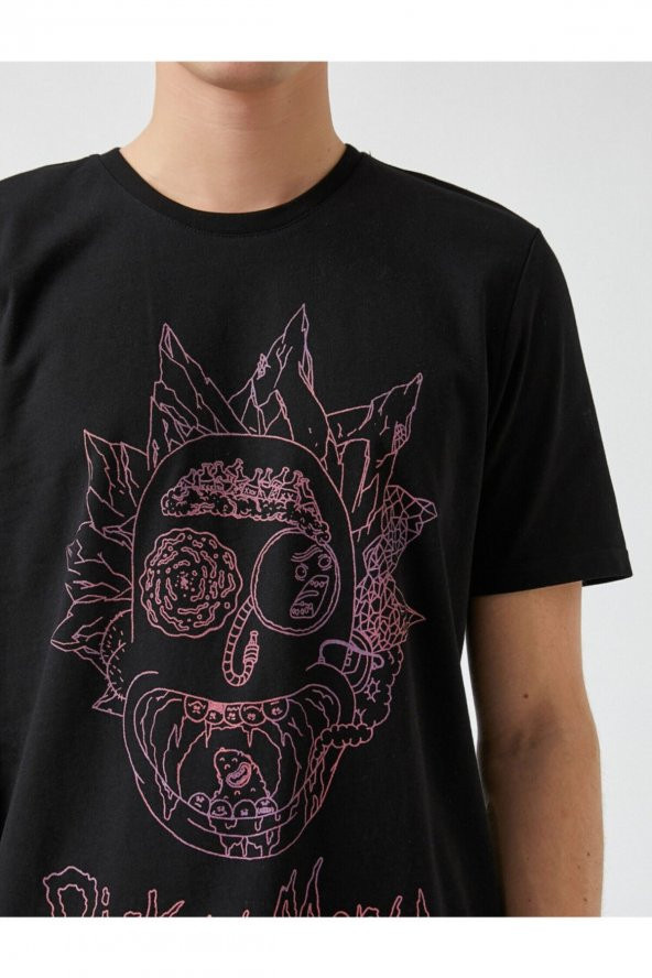 KOTON Rick And Morty Tişört Lisanslı Baskılı - Resim 5