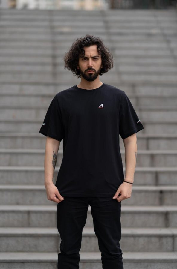 Arceo Marseılle Unisex Tişört - 100 Pamuklu SIYAH(M) - 3