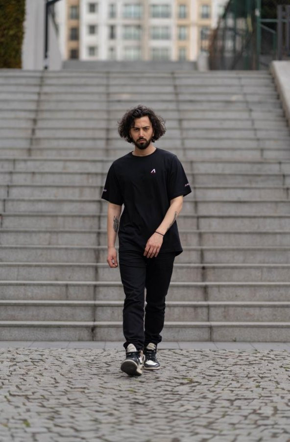 Arceo Marseılle Unisex Tişört - 100 Pamuklu SIYAH(M) - 4