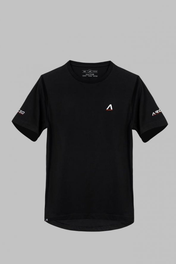 Arceo Marseılle Unisex Tişört - 100 Pamuklu SIYAH(S)