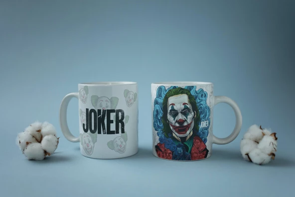 Joker Temalı Özel Tasarım Baskılı Kupa Bardak 001 - Resim 2