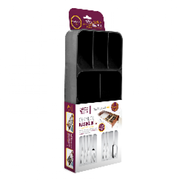 9 Bölmeli Kaşıklık Çekmece içi Kaşık Düzenleyici Çekmece Içi Kaşıklık