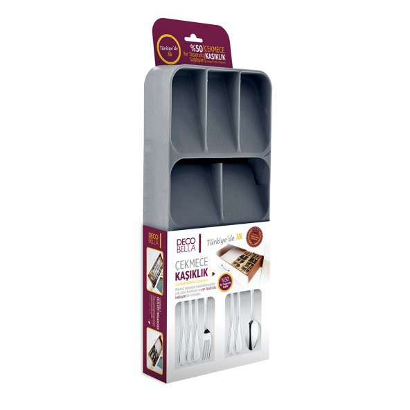 9 Bölmeli Kaşıklık Çekmece içi Kaşık Düzenleyici Çekmece Içi Kaşıklık - 3