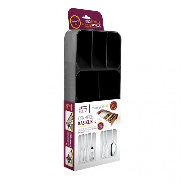 9 Bölmeli Kaşıklık Çekmece içi Kaşık Düzenleyici Çekmece Içi Kaşıklık - 4