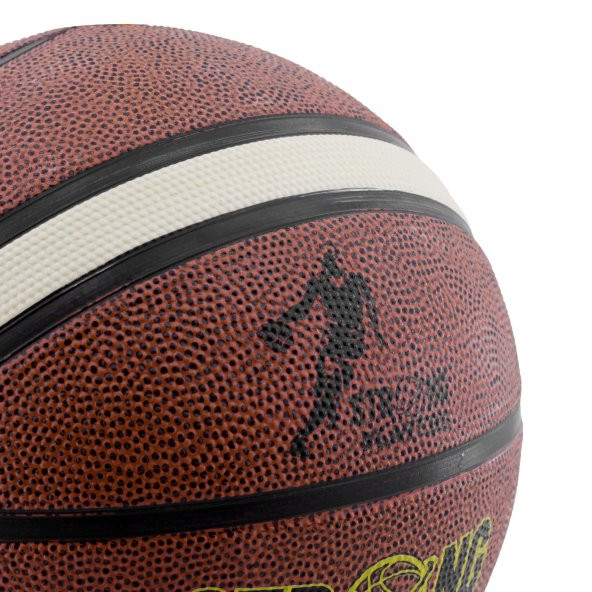 Basketbol Topu X-Super İç Dış Mekan 5 Numara Kahverengi - 5