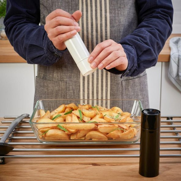 IKEA Barnasınne Baharat Öğütücü - 2 adet - Siyah / Beyaz - 14 cm - 2