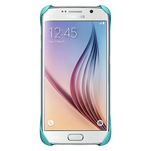 Samsung Galaxy S6 Protective Cover Orjinal - Açık Mavi EF-YG920BMEGWW - Resim 3