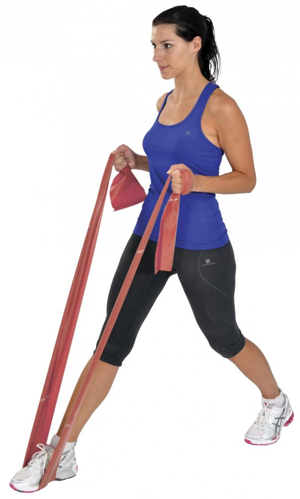 Yoga & Pilates Egzersiz Bandı Kırmızı Renk 1.5 Metre - 3