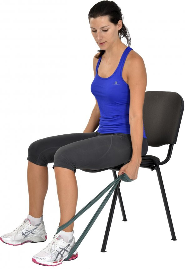 Yoga & Pilates Egzersiz Bandı Yeşil Renk 1 Metre - 2