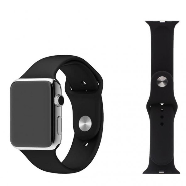 Casefree Apple Watch 42 & 44 mm Kordon Siyah