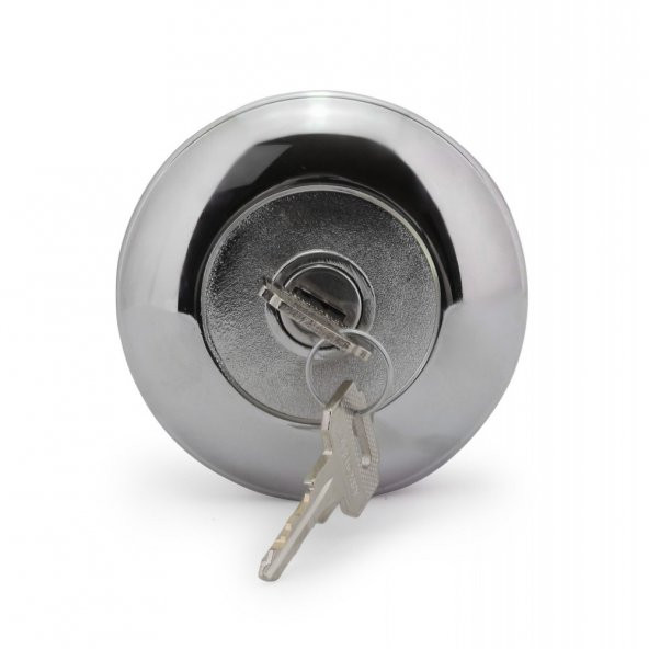Ford Anadol Depo Kapağı Metal Krom Anahtarlı - 3