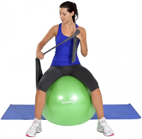 Yoga & Pilates Egzersiz Bandı Siyah Renk 1 Metre - 2