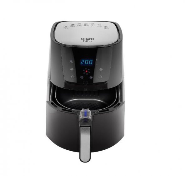 Schafer Fit Fry Dijital Airfryer Sıcak Hava Fritözü Siyah - 3