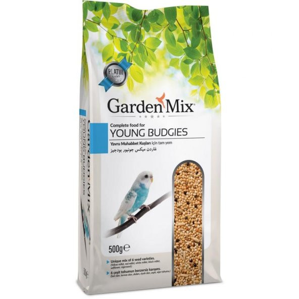 Gardenmix Platin Yavru Muhabbet Kuşu Yemi 500 gr