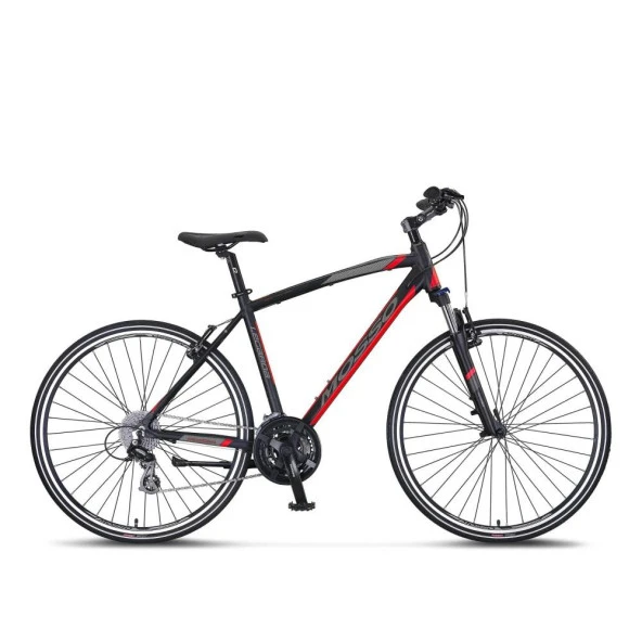 Mosso Legarda Msm 28 Jant V 56K Şehir Bisikleti Siyah-Kırmızı