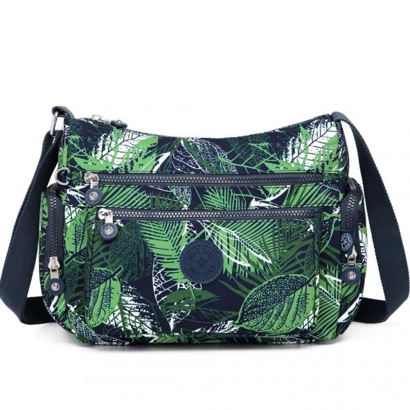 Krinkıl Kumaş Kadın Postacı Çantası Smart Bags 1115-165 Leaf