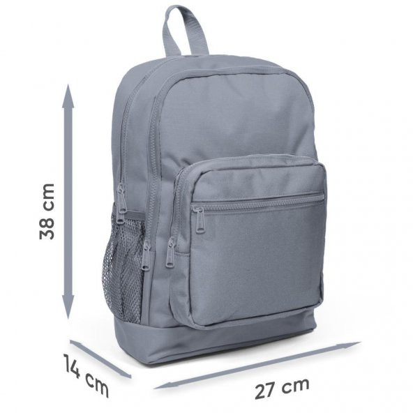Coral High Desenli Büyük Boy Okul Sırt Çantası 23710 - 7