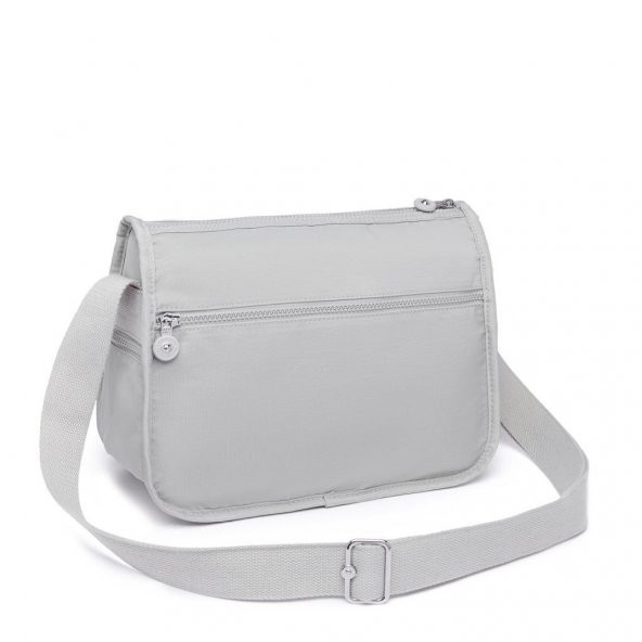 Smart Bags Kadın Postacı Omuz Çantası 1128 A.Gri - 3