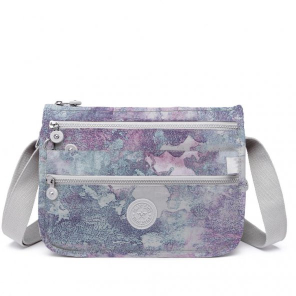 Smart Bags Kadın Postacı Omuz Çantası 1128 Mor Flower