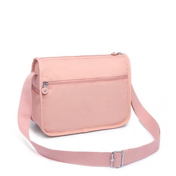 Smart Bags Kadın Postacı Omuz Çantası 1128 Pudra - 3