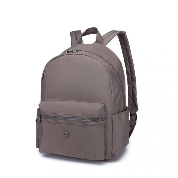 Nano Metalik Kumaş Kadın Sırt Çantası Smart Bags 3086 K.Gri