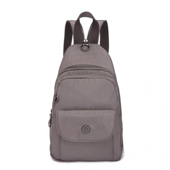 Nano Metalik Kumaş Bodybag Kadın Çantası Smart Bags 1237 K.Gri - 4
