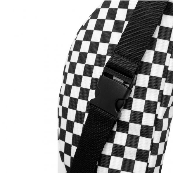 Dama Desenli Unisex Bel Çantası Smart Bags 3030 Sarı - 12