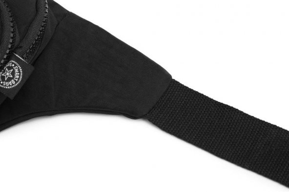 Krinkıl Kumaş Kadın Bel Çantası Smart Bags 1154 Siyah - 9