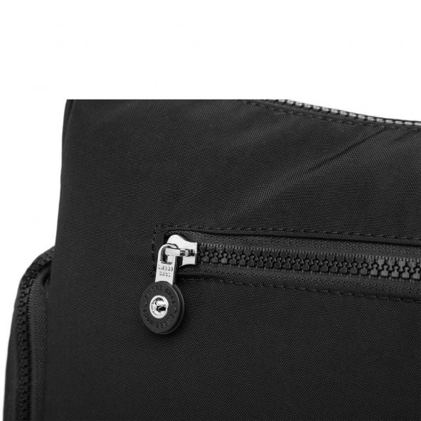 Krinkıl Kumaş Kadın Postacı Çantası Smart Bags 1115 Siyah - 6