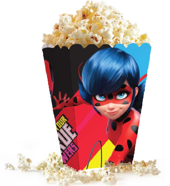 Miraculous Super Heroez Popcorn Kutusu 10lu
