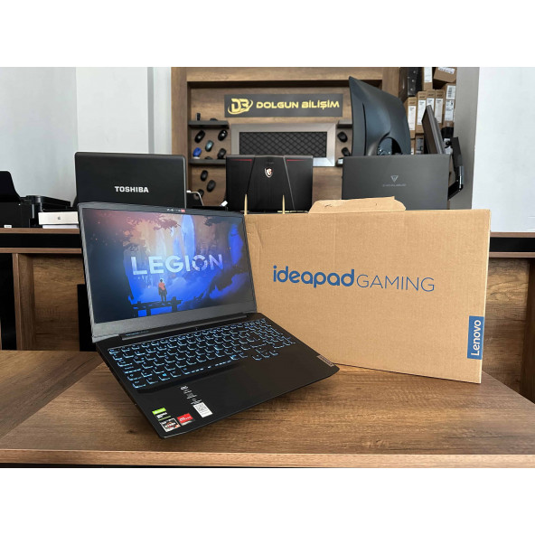 Lenovo Ideapad Gaming 3 15ARH05 82EY003MTX İKİNCİ EL AMD Ryzen 5 4600H 8GB 512GB SSD GTX1650 15.6" FHD W10 120Hz
