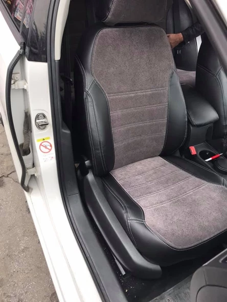 2017 model Volskwagen Jetta Özel Dikim Koltuk Kılıfı - 4