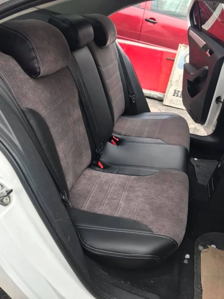 2017 model Volskwagen Jetta Özel Dikim Koltuk Kılıfı - 5