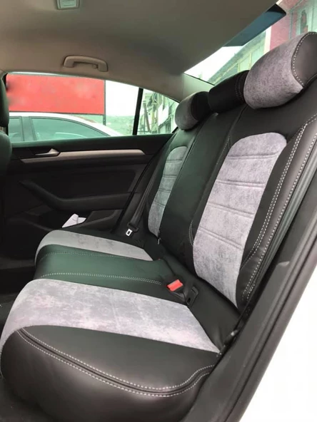 VW Passat Maldive Deri&Sertex Taytüyü Kılıf - Resim 3